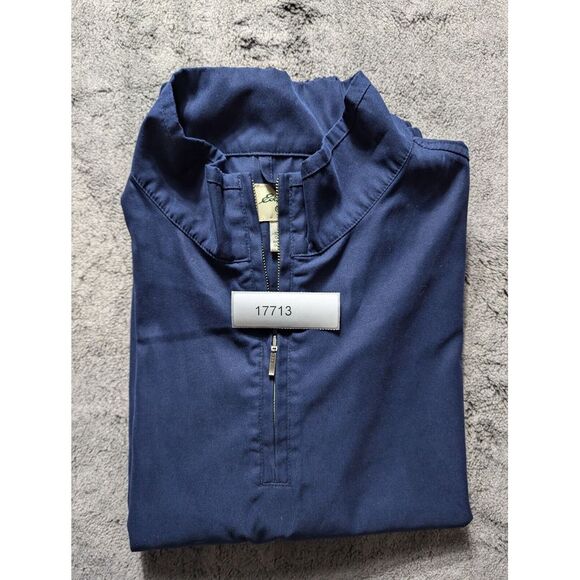 Eddie Bauer Long Sleeve 1/4 Zip Windbreaker Women's Size Large Blue - Picture 14 of 14
